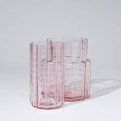 Jelly Glass Vase Pink (M)
