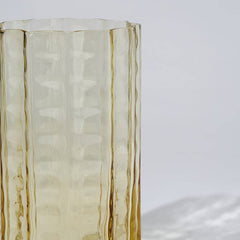 Jelly Glass Vase Honey (L)
