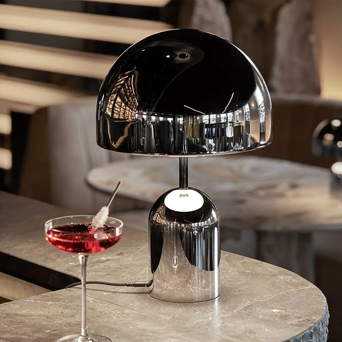 Bell Portable Silver LED Light