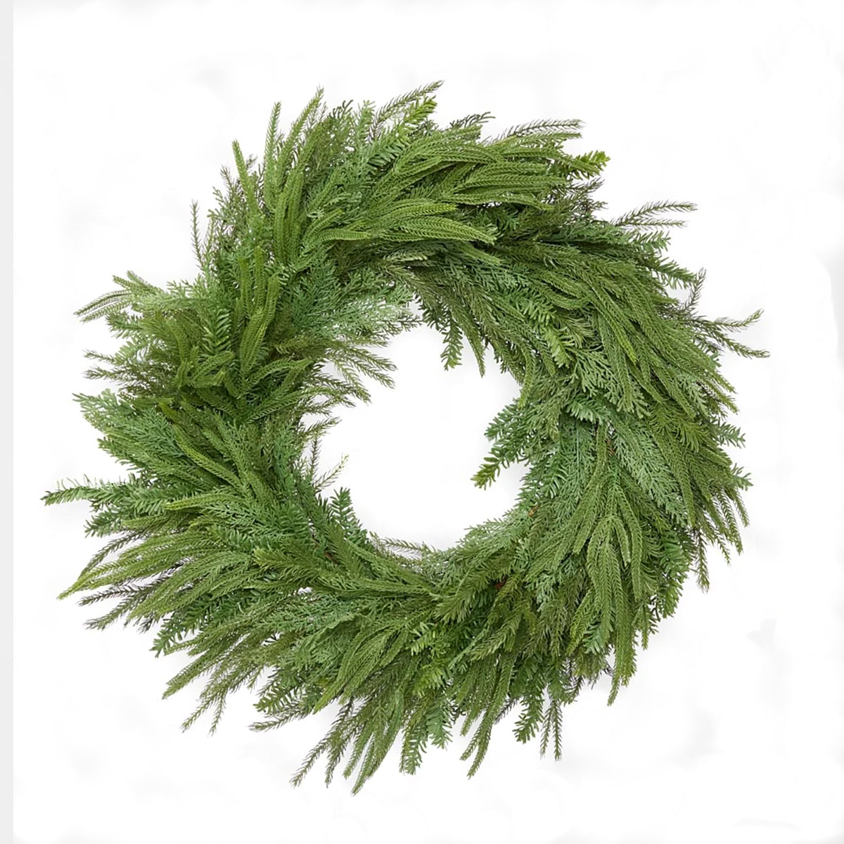 Mixed Cypress Real Touch Wreath 90cm