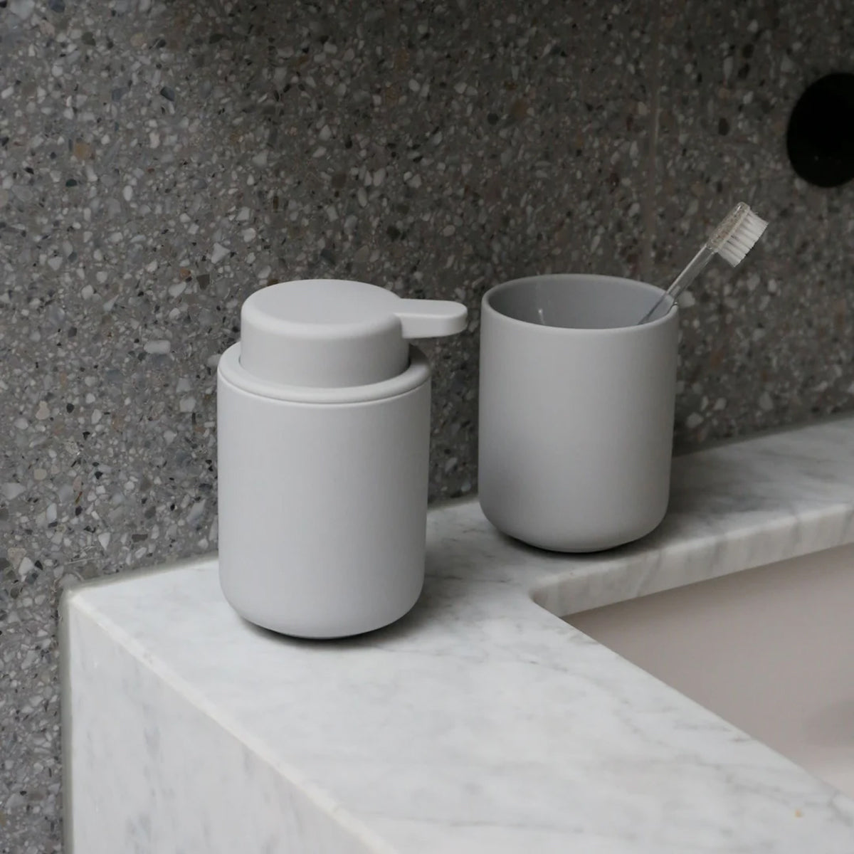 Ume Soap Dispenser Soft Grey