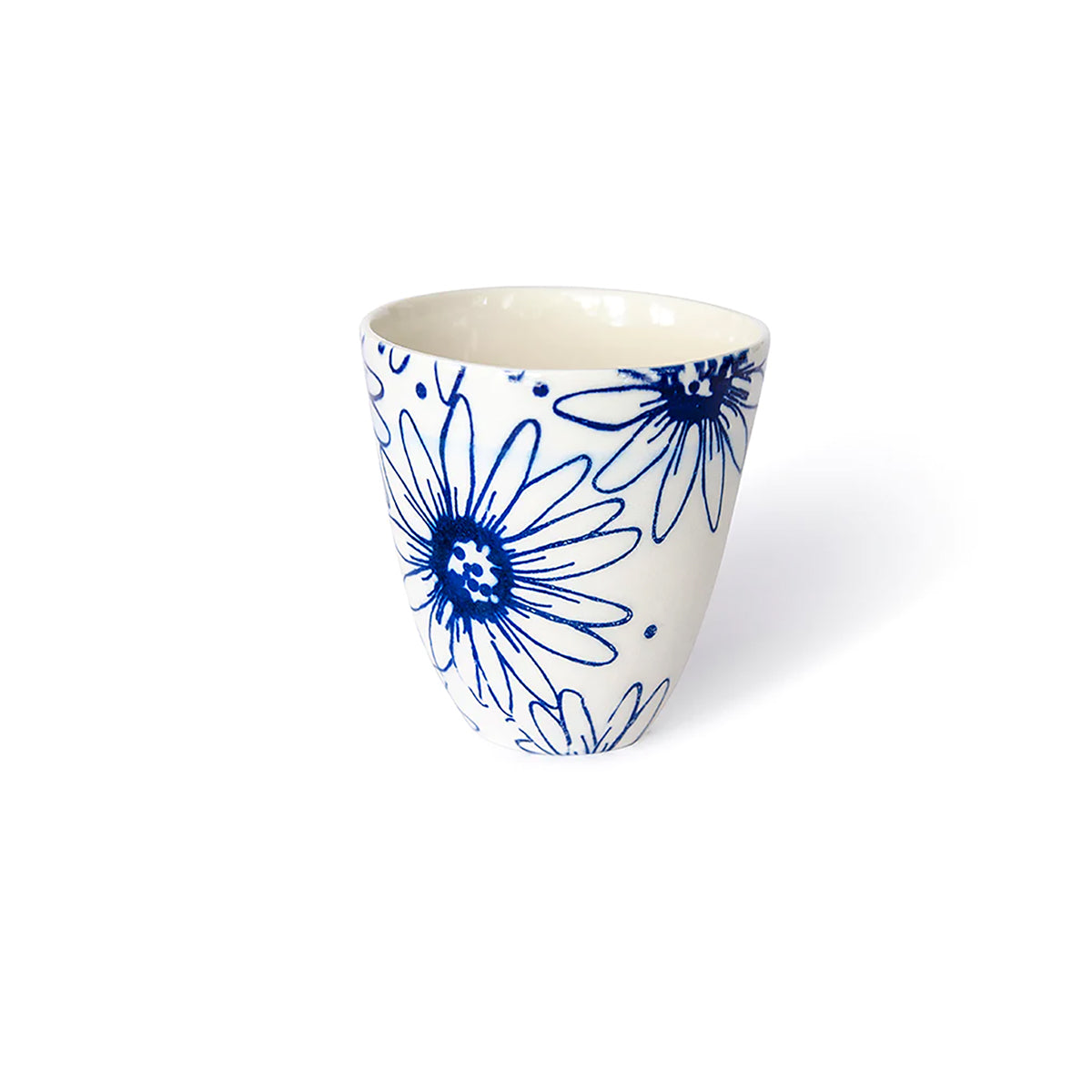 Floral Blue Tumbler