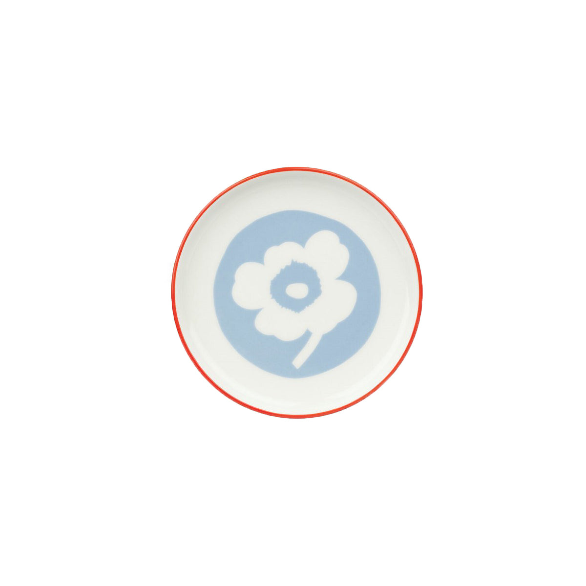 Oiva Unikko Bowl Blue/White/Red 4ooml