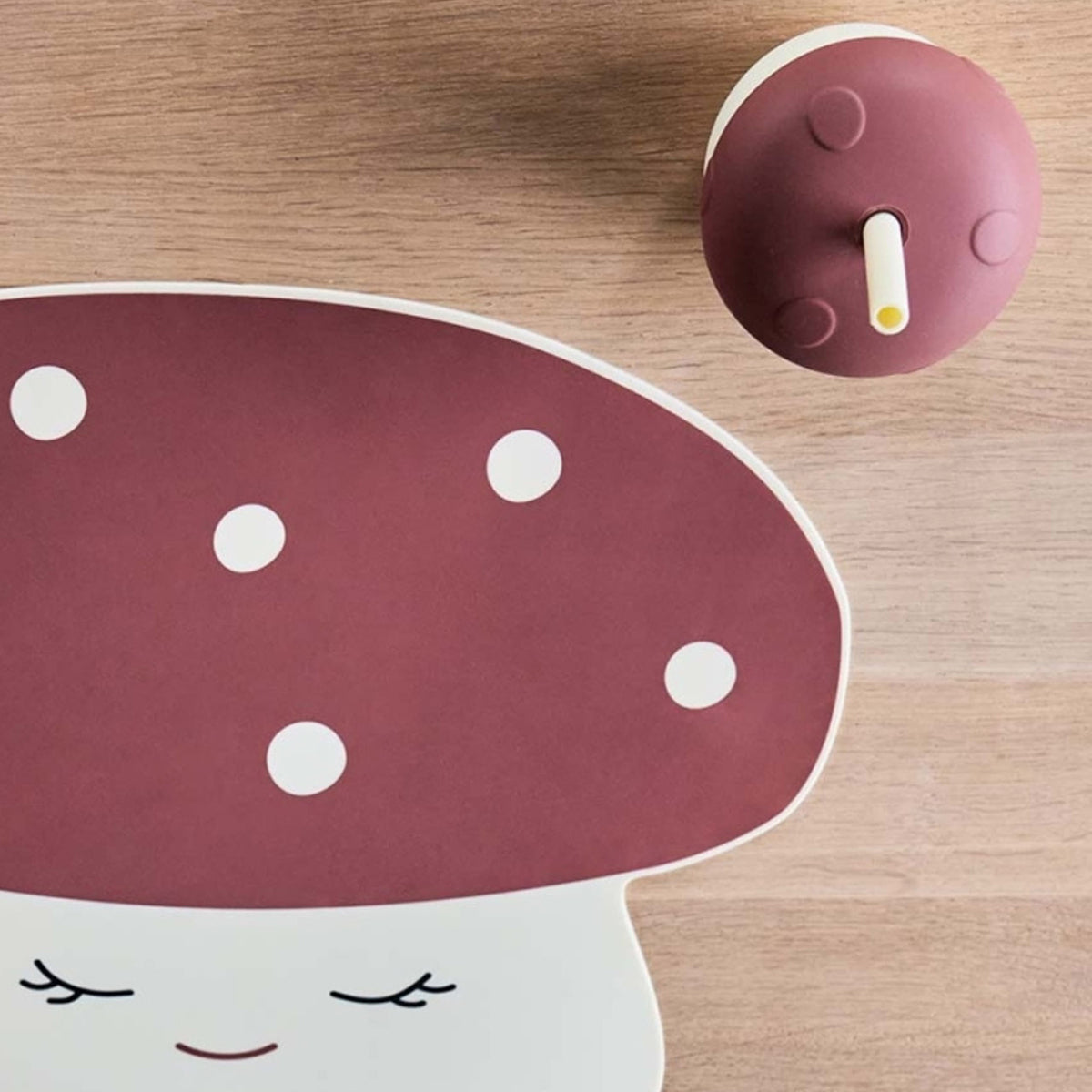 Mushroom Placemat Red