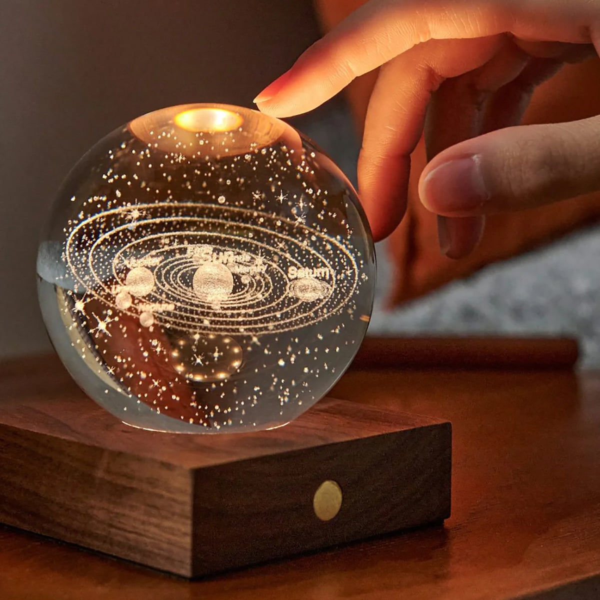 Amber Crystal Light - Solar System