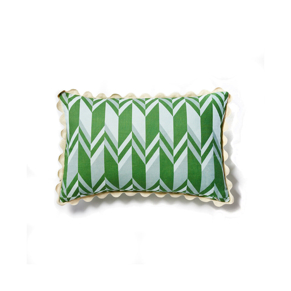 Channel Green Cushion 60cm x 40cm