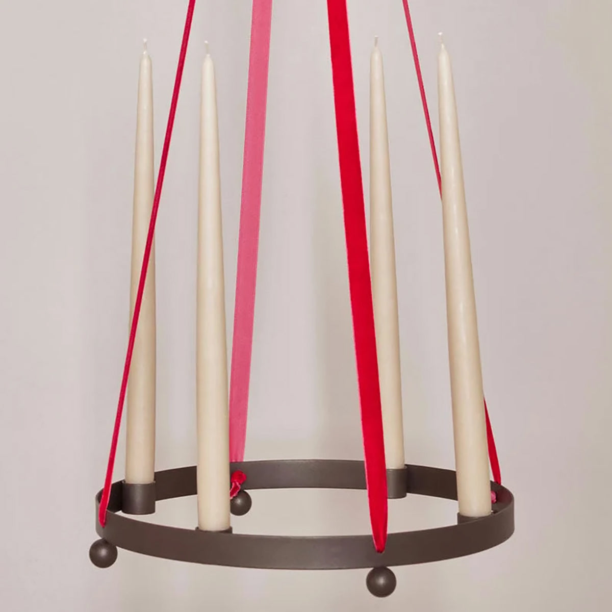 Pearl Advent Brown Candleholder