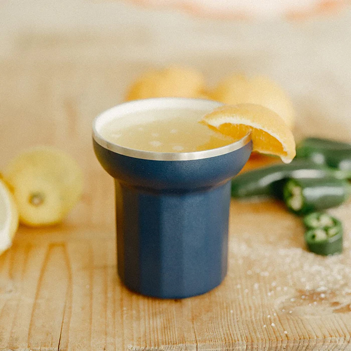 The Hemingway Drinkware Coupe Navy