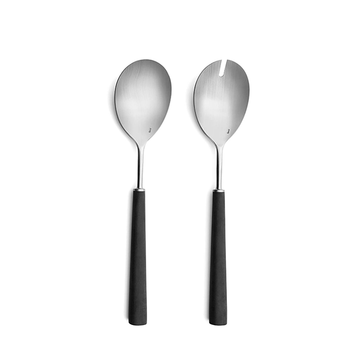 Ebony Salad Servers