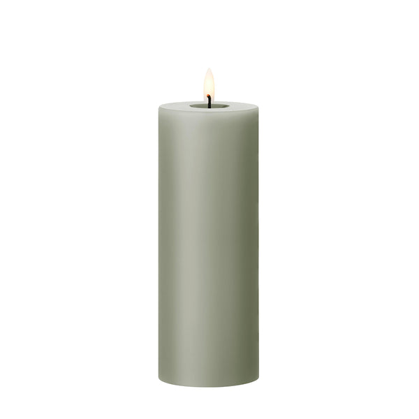 LED Pillar Candle 20cm Artichoke no. 69
