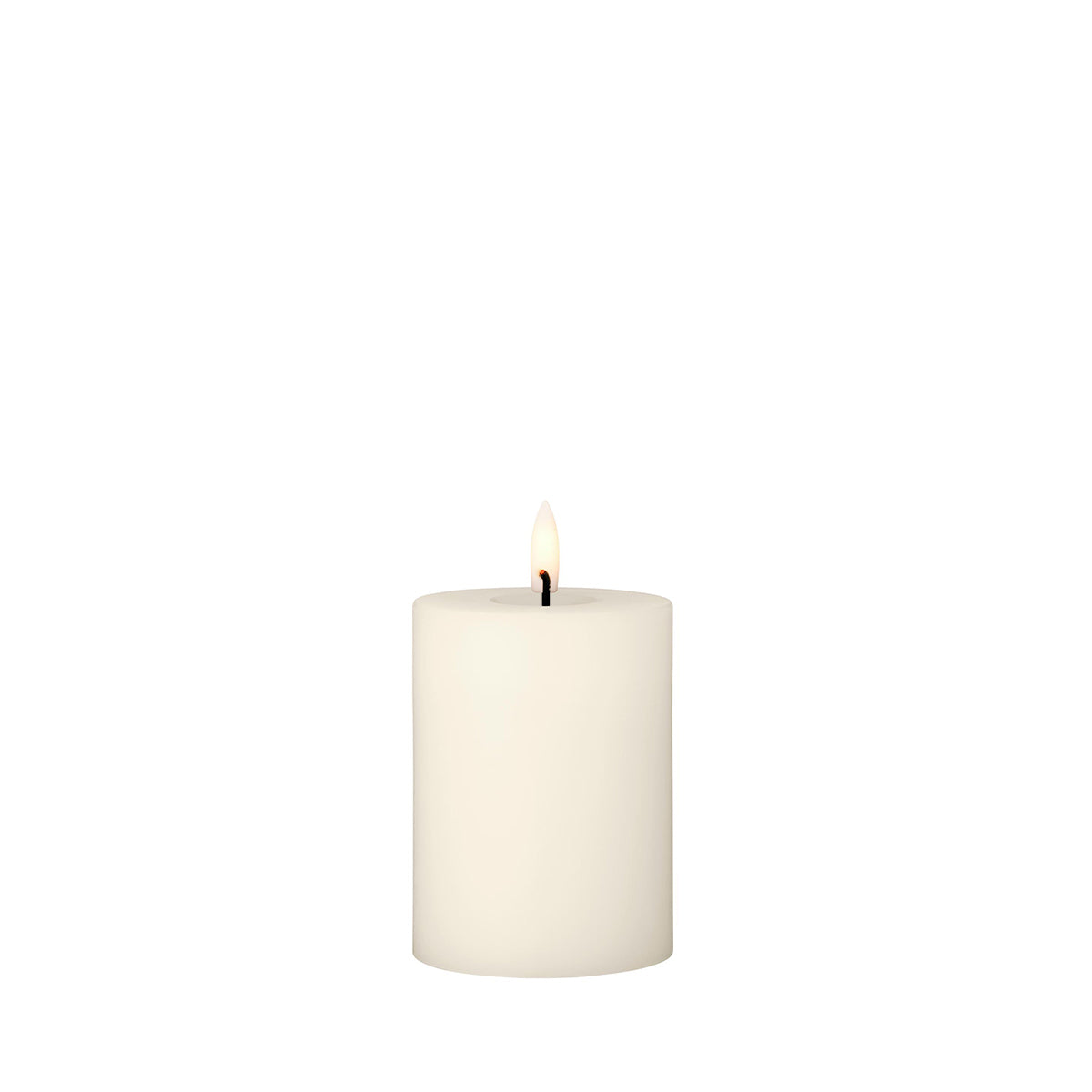 LED Pillar Candle 10cm Ivory no.06