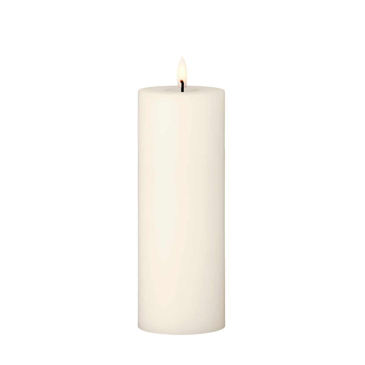 LED Pillar Candle 20cm Ivory no. 06