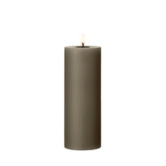 LED Pillar Candle 20cm Caviar no. 77