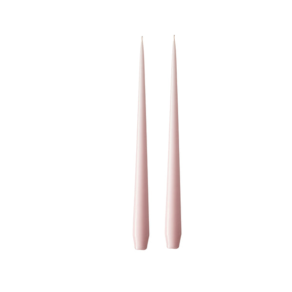 Taper Candle 32cm Rose Quartz no.38 Pair