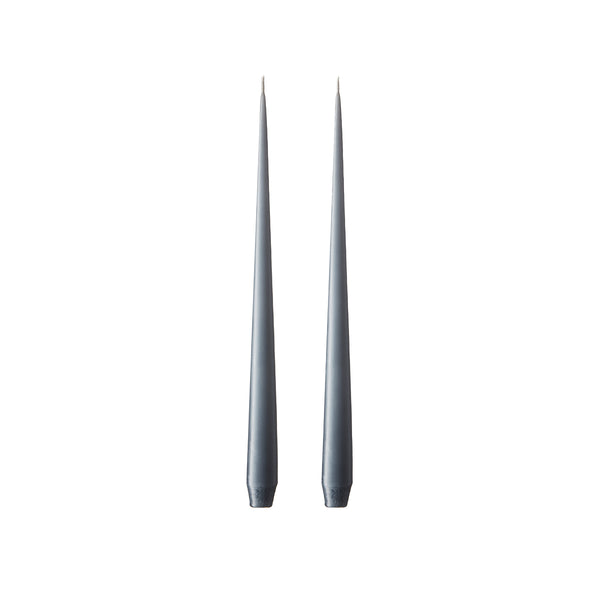 Taper Candle 32cm Dark Slate no.74 Pair