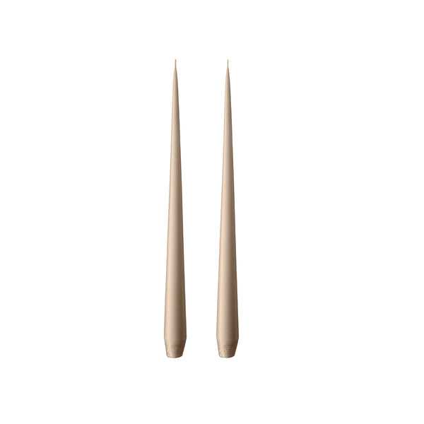 Taper Candle 32cm Nougat Note no.18 Pair