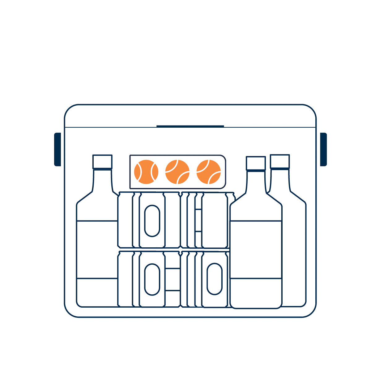 Gin Trunk Cooler Box Barzaruto Blue