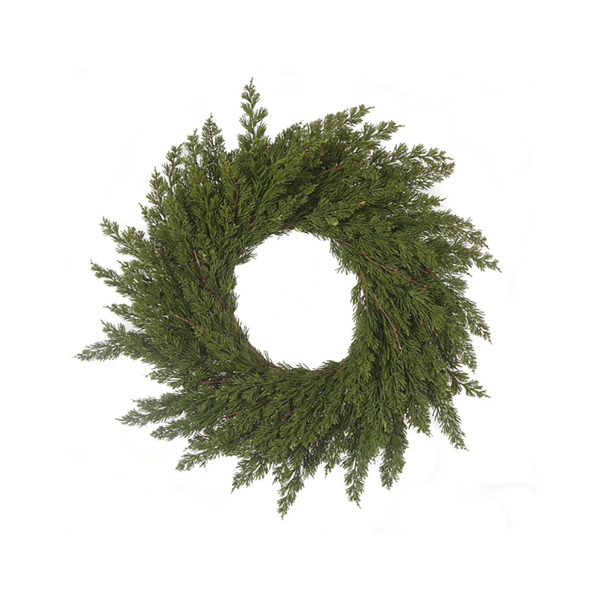 Cedar Pine Real Touch Wreath 65cm