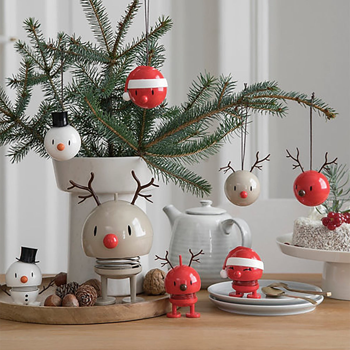 Holiday Santa Bumble Red Small