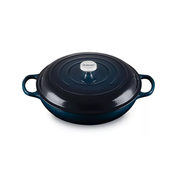 Signature Cast Iron Shallow Casserole Nuit 30cm/3.5L