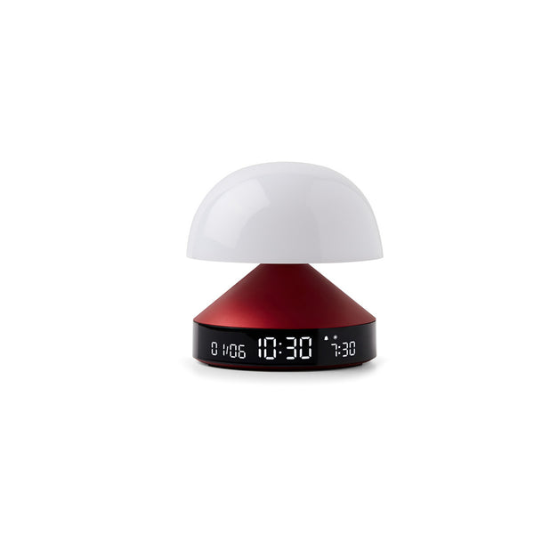 Mina Sunrise Lamp and Alarm Clock Dark Red