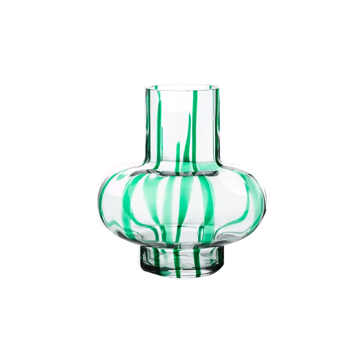 Umpu Vase Green Stripe