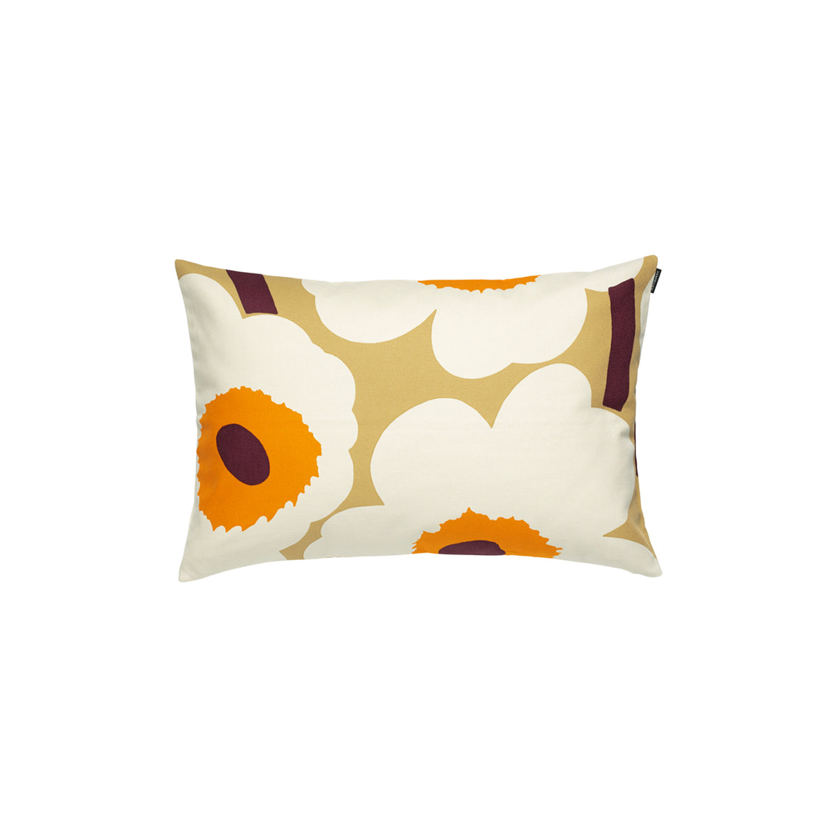Unikko Cushion Cover Caramel/Cream/Warm Orange 40x60cm