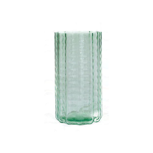 Jelly Glass Vase Green (L)