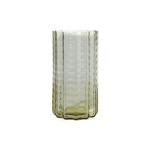 Jelly Glass Vase Honey (L)