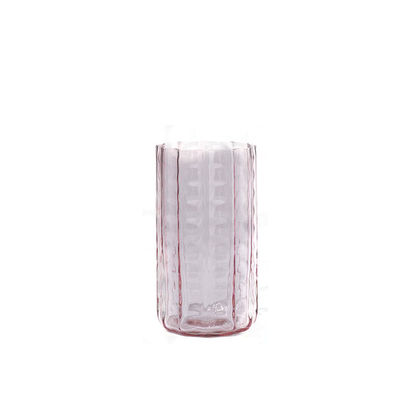 Jelly Glass Vase Pink (M)