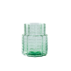 Jelly Glass Vase Squat Green