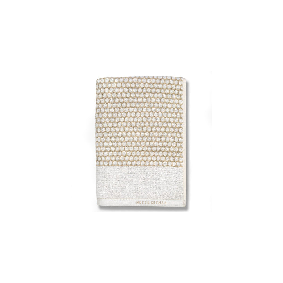 Grid Guest Towel Sand 2 pack