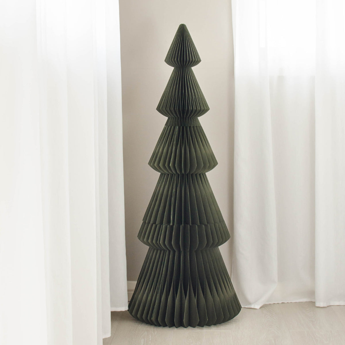 Evergreen Tree Olive Green 160cm