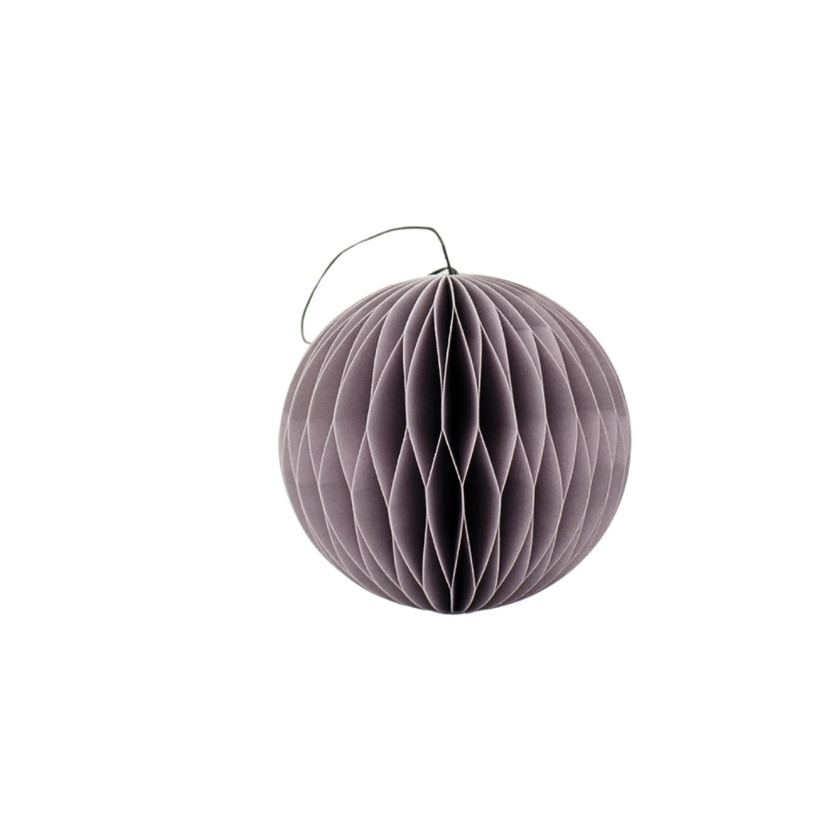 Paper Sphere Ornament Lavender
