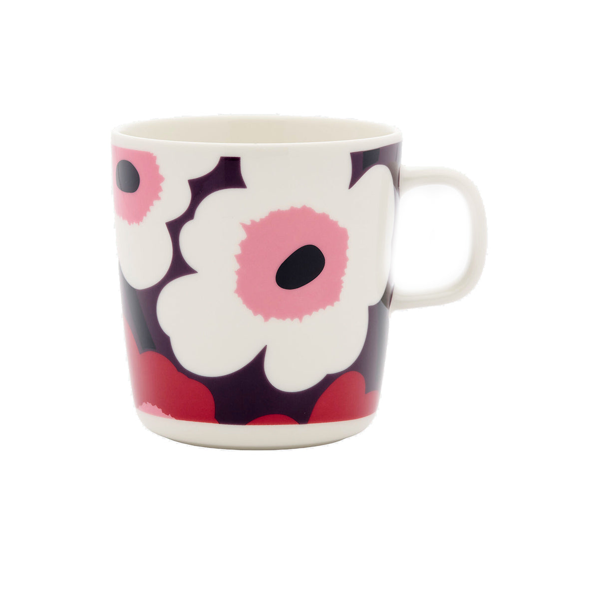 Oiva Unikko Red/Pink/Burgundy Mug 400ml