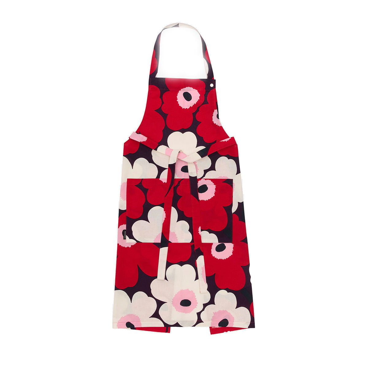 Unikko Apron Red/Burgundy/Pink