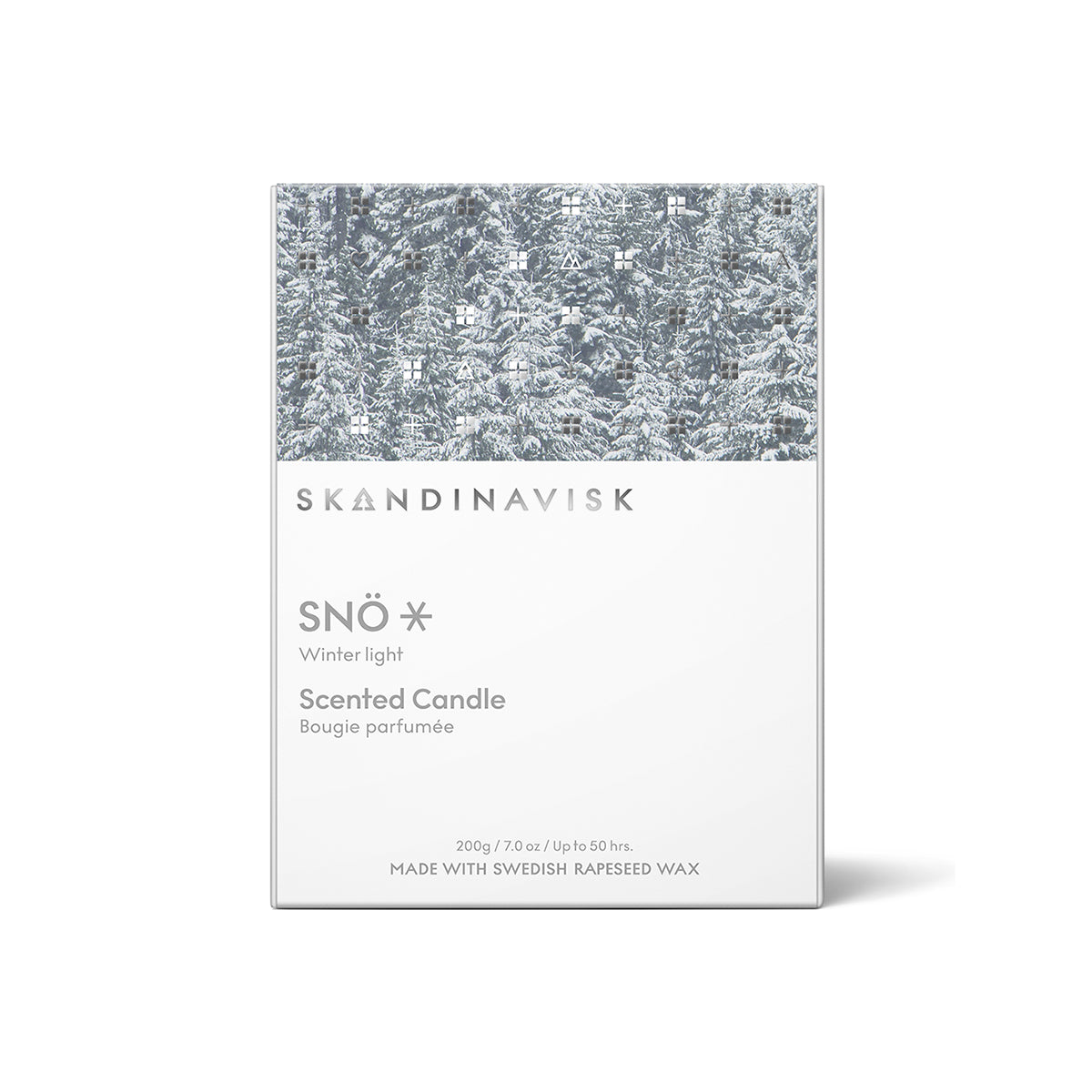 SNO Snow/ Winter Light 2 wick Candle 200g