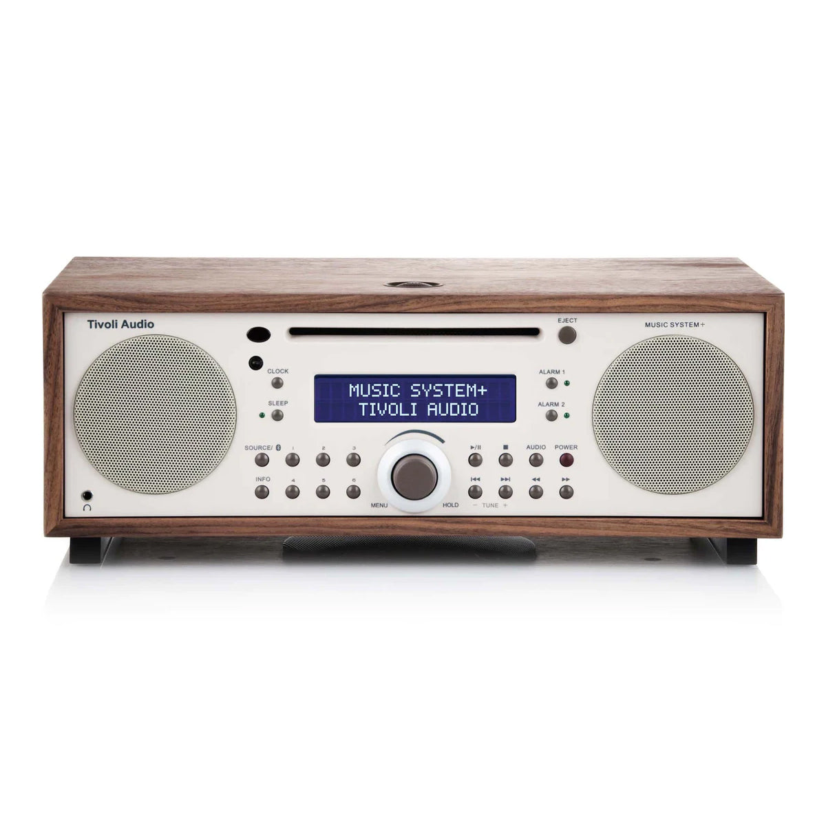 Music System + Walnut/Beige