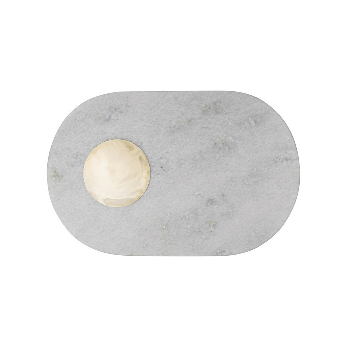 Stone Chopping Board with Brass