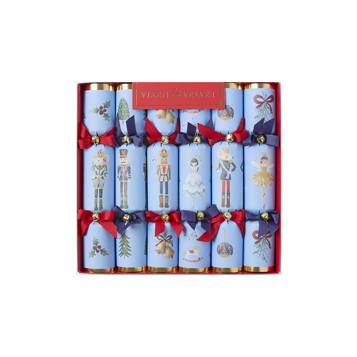 Bluebell Nutcracker Crackers Set/6