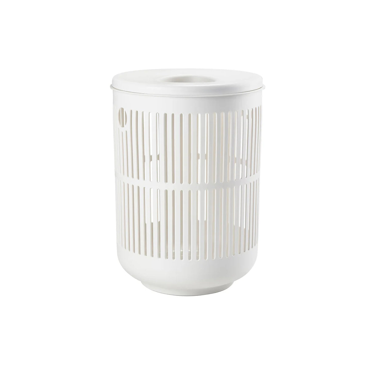 Ume Laundry Basket with Lid 60L White