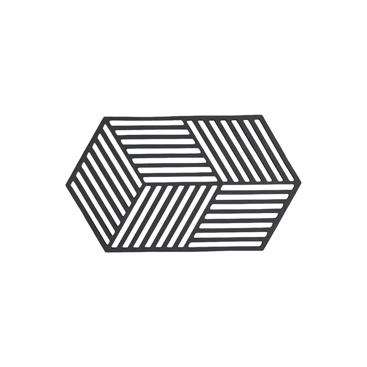 Hexagon Trivet 24cm Black