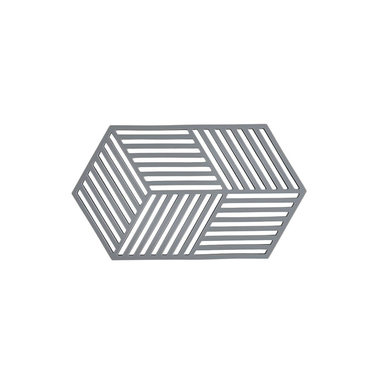 Hexagon Trivet 24cm Cool Grey
