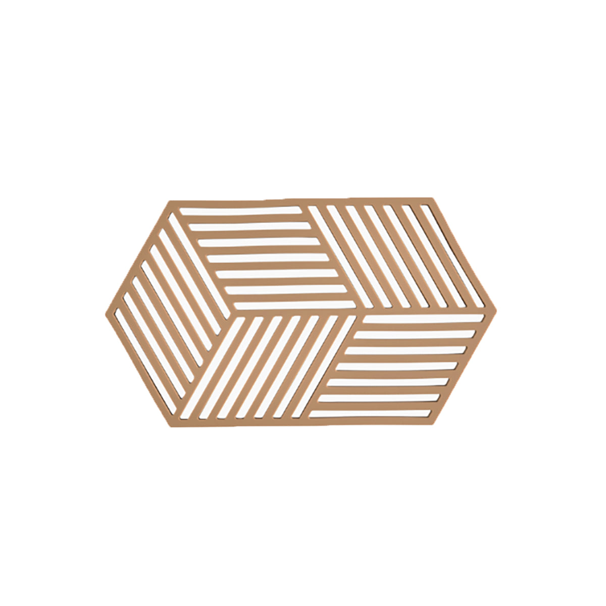 Hexagon Trivet 24cm Light Terracotta