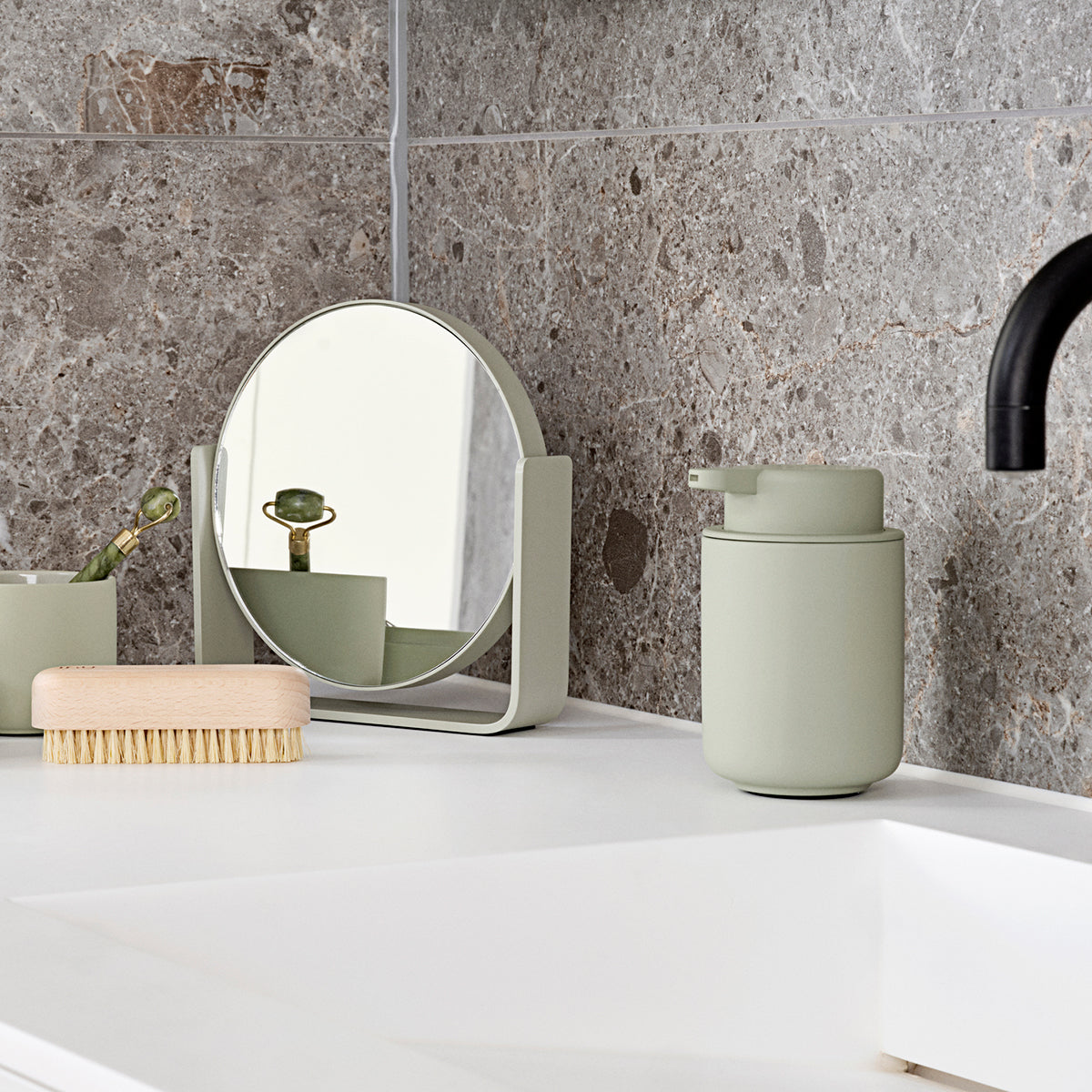 Ume Soap Dispenser Eucalyptus Green