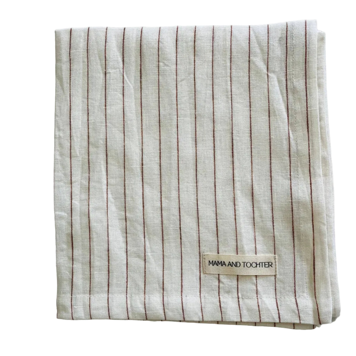 Striped french linen tea towel
