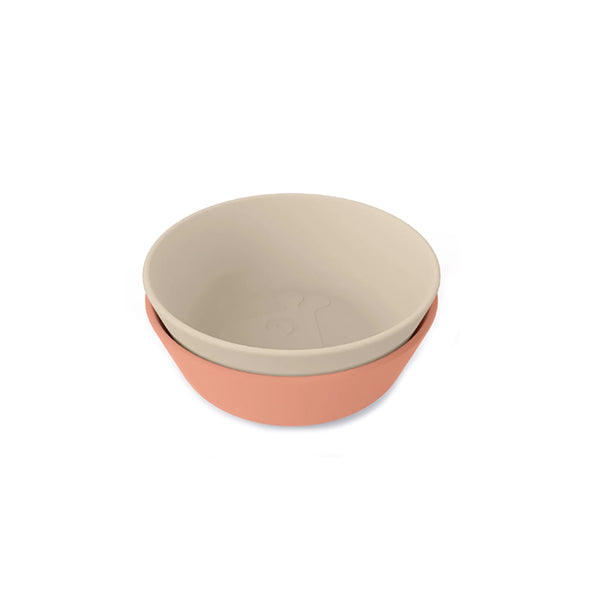Kiddish Rafi Sand/Coral Bowls Set of 2
