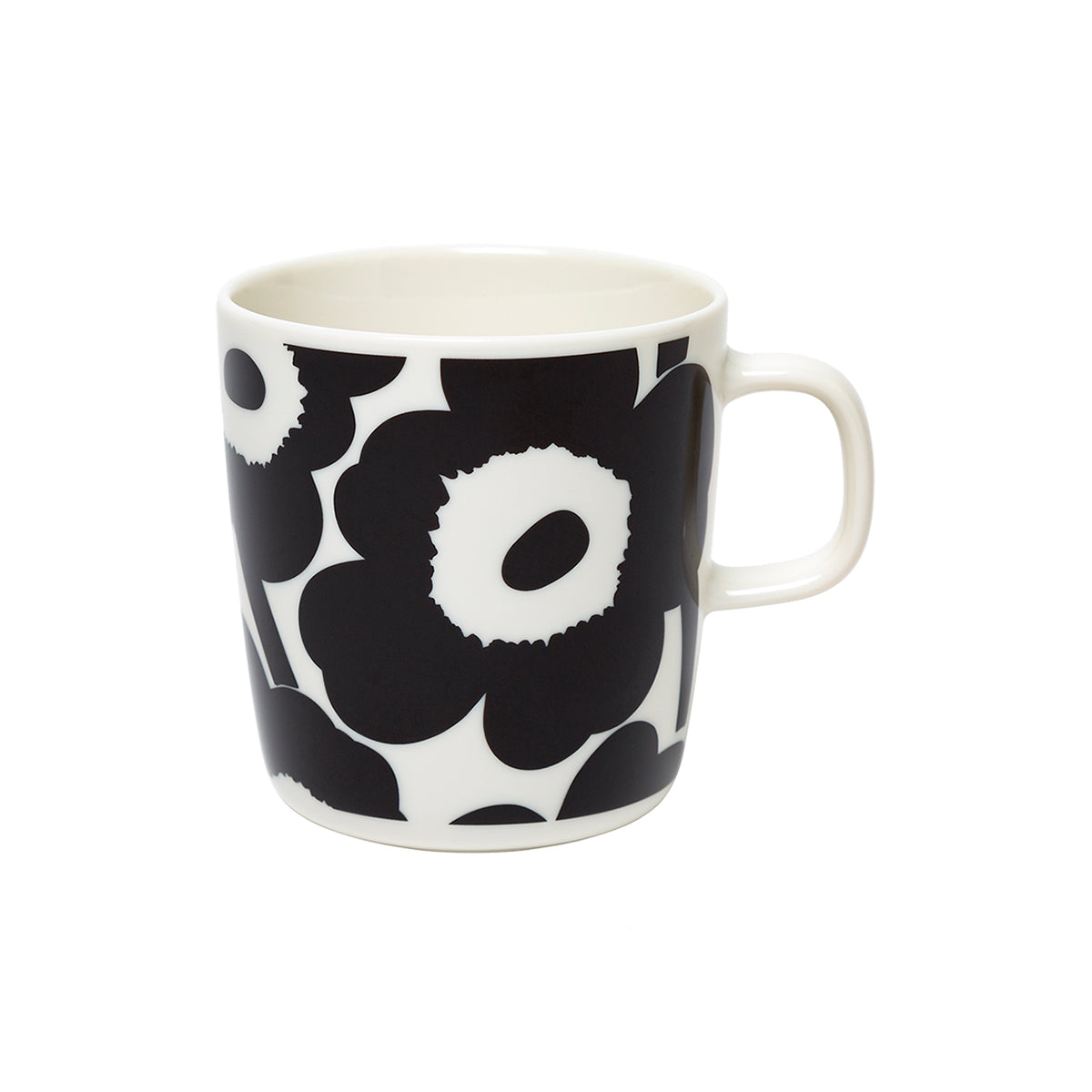 Oiva Unikko Large Mug Black / White