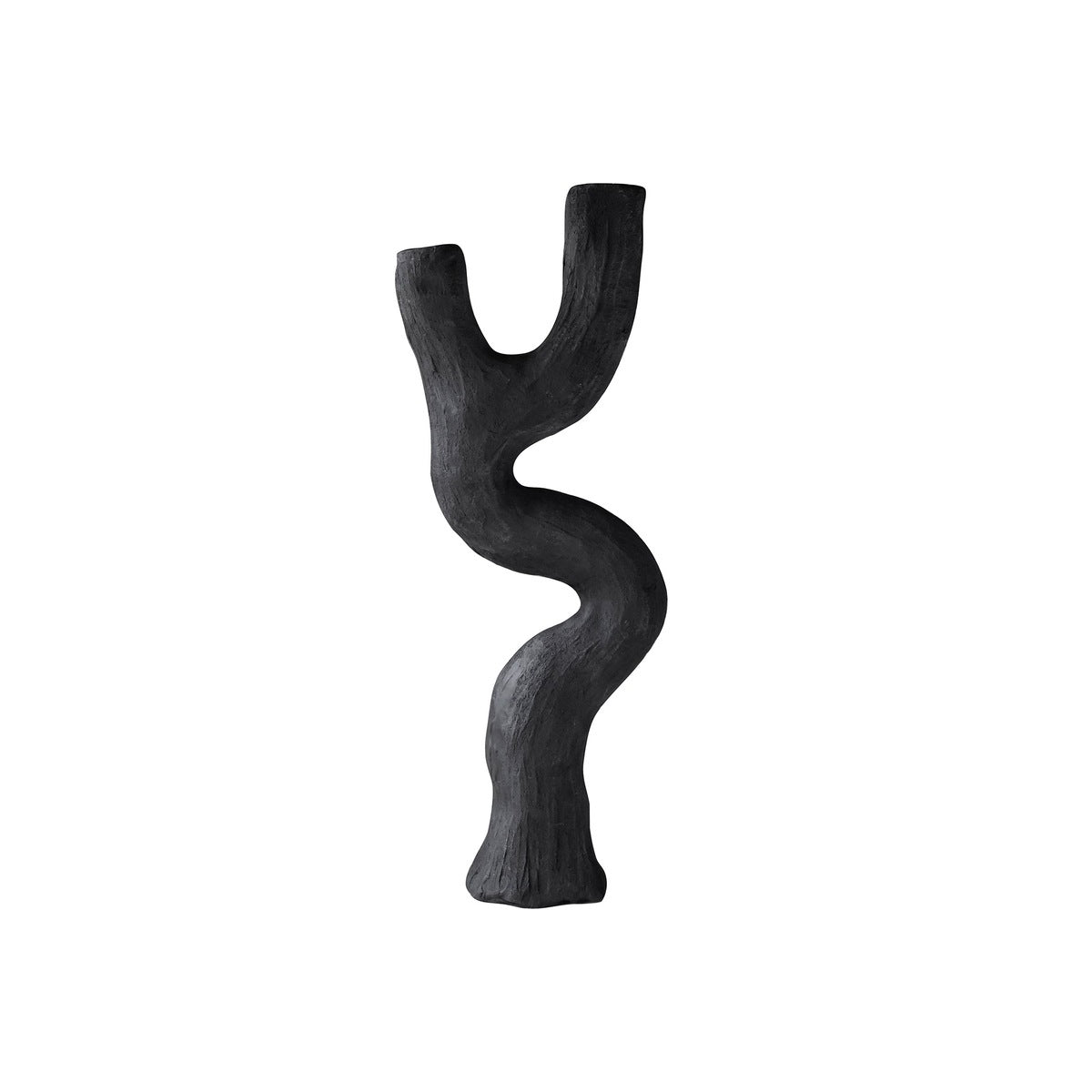 Art Piece Candle Holder Black