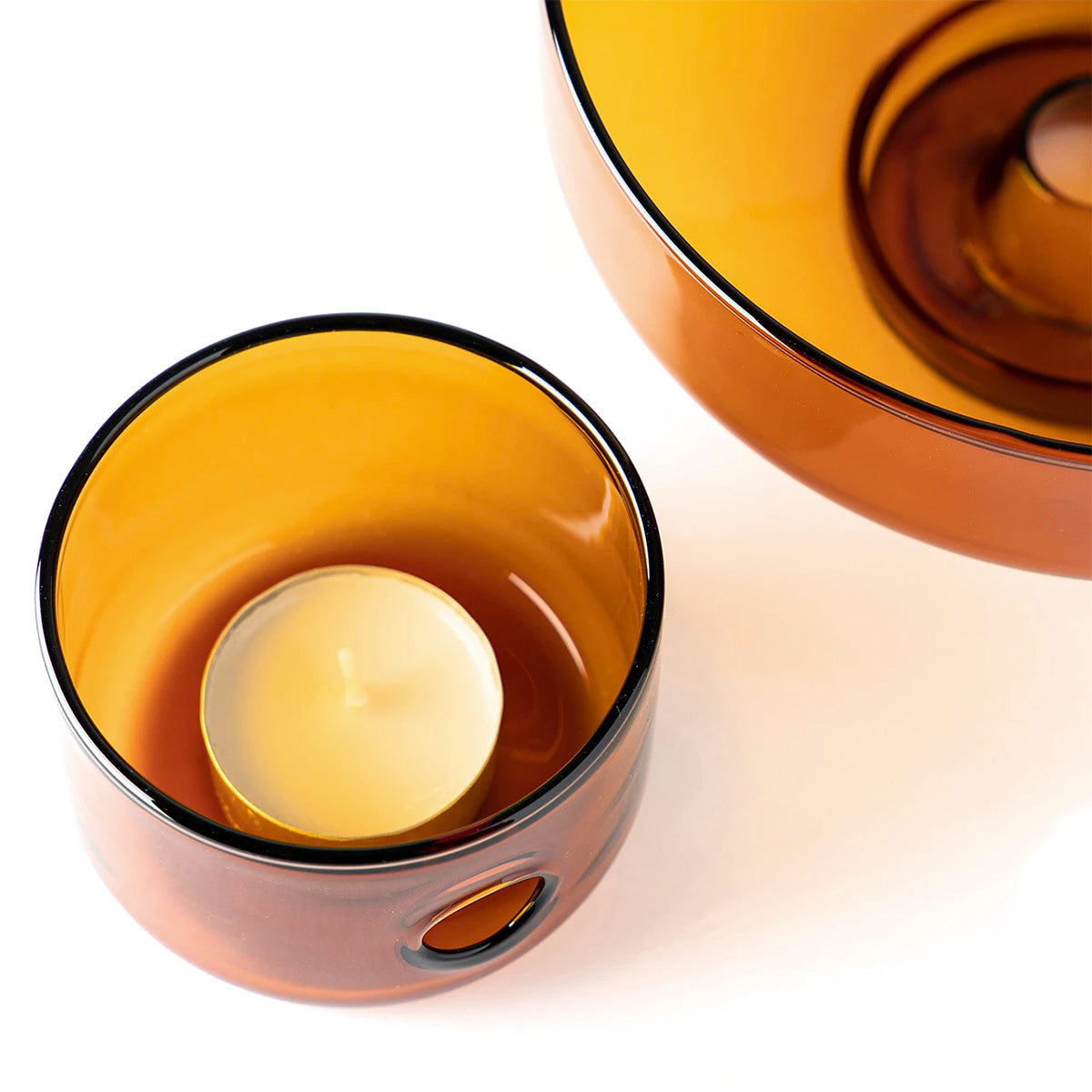 Oil and Water Glass Diffuser Amber